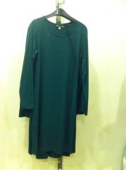 Yeşil Renk Uzun kesim parti malı bayan elbise